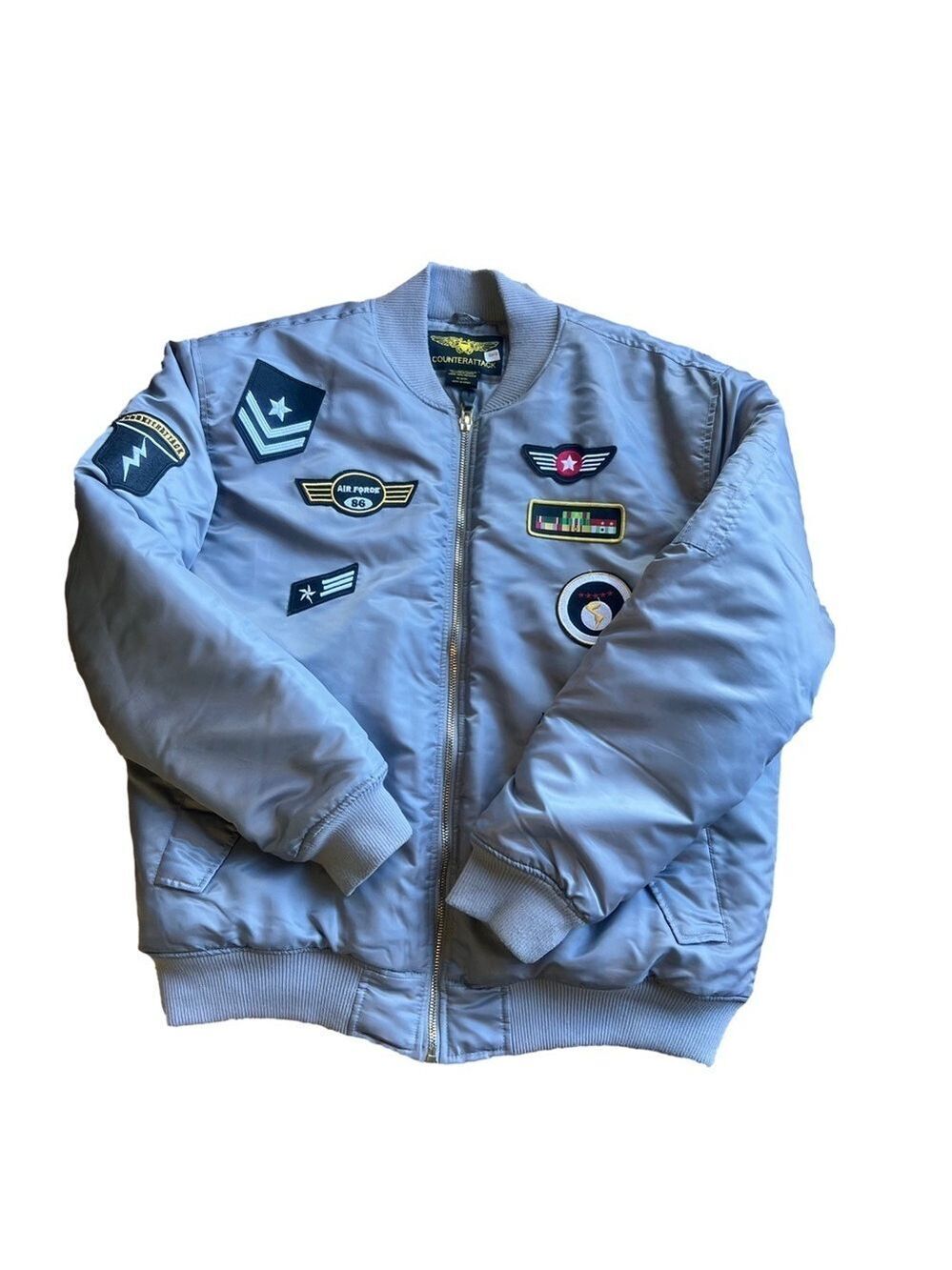 CounterAttack Bomber Men's Jacket with Patches Size 2XL #B24102